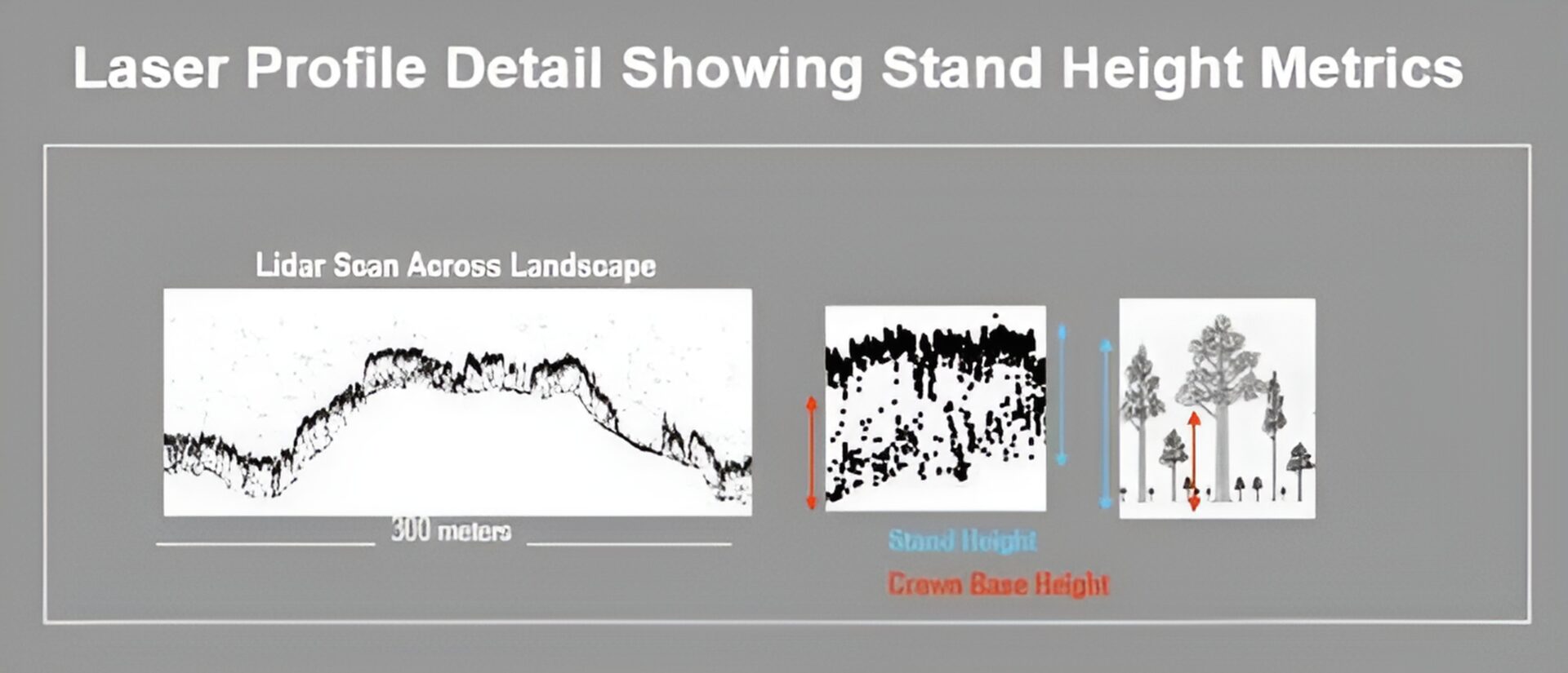 A chart showing how to show the height of a stand.